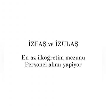 İZULAŞ ve İZFAŞ Personel Alımı 