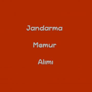 Jandarma Memur Alımı