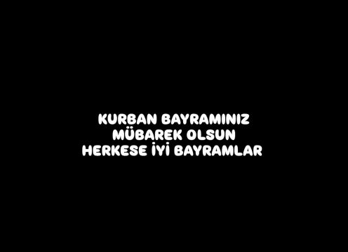 KURBAN BAYRAMI KUTLU OLSUN 