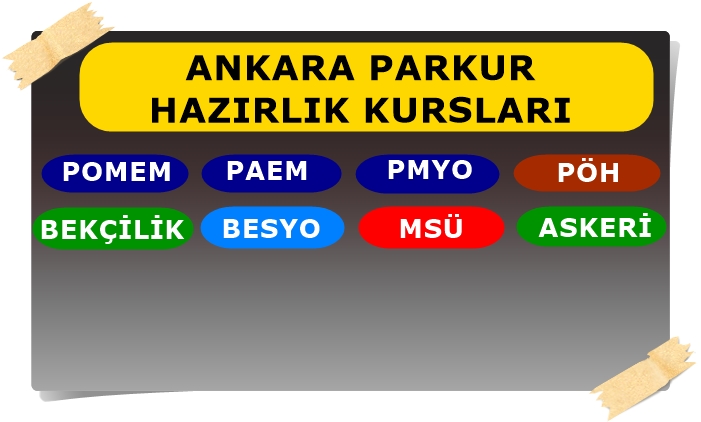 Ankara Pomem Parkuru Parkur Hazırlık Kursu