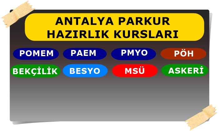 Antalya Subaylık Parkuru Subaylık Hazırlık Kursu