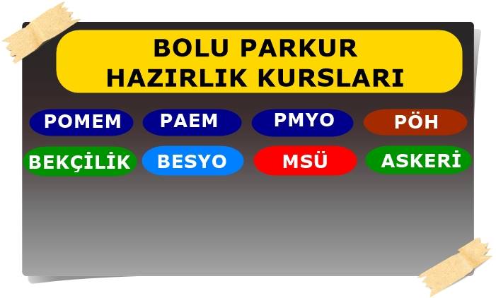 Bolu Pomem Parkuru Parkur Hazırlık Kursu