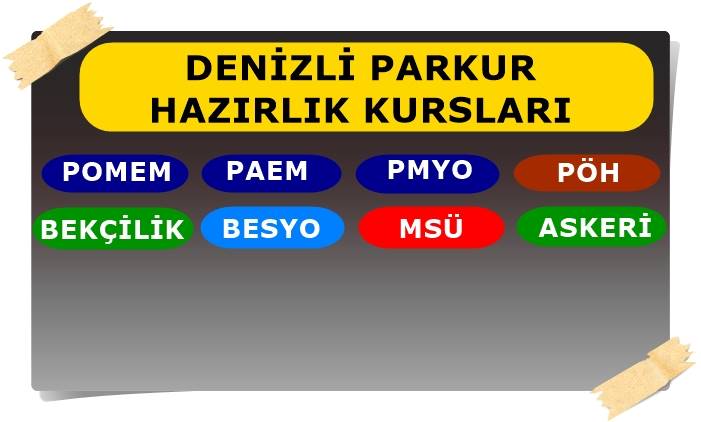 Denizli Pomem Parkuru Parkur Hazırlık Kursu