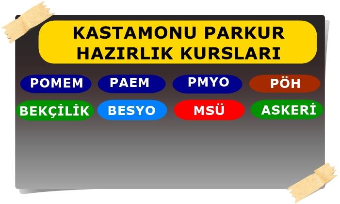 Kastamonu Pomem Parkuru Parkur Hazırlık Kursu